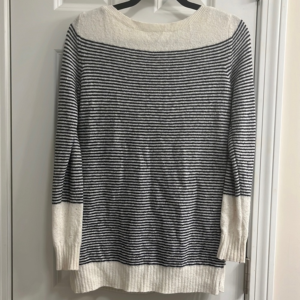 Striped LOFT Petite Sweater